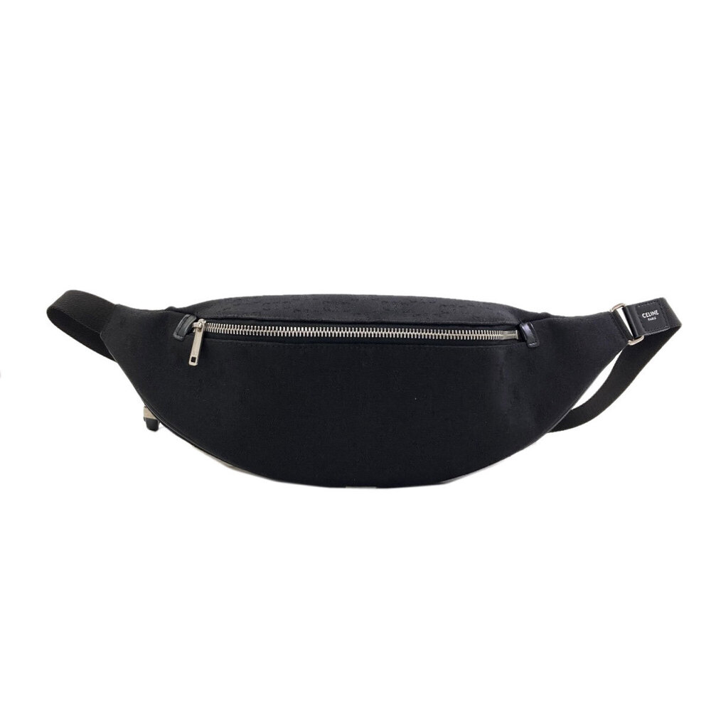 Celine Triomphe Jacquard Body Bag, Canvas, Women's CELINE